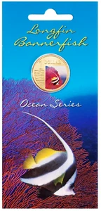 2007 Ocean Series - Longfin Bannerfish $1 Uncirculated Coin - Picture 1 of 3