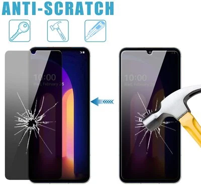 For LG V60 ThinQ 5G Privacy Anti-Spy Tempered Glass Screen Protector - Image 1 of 4