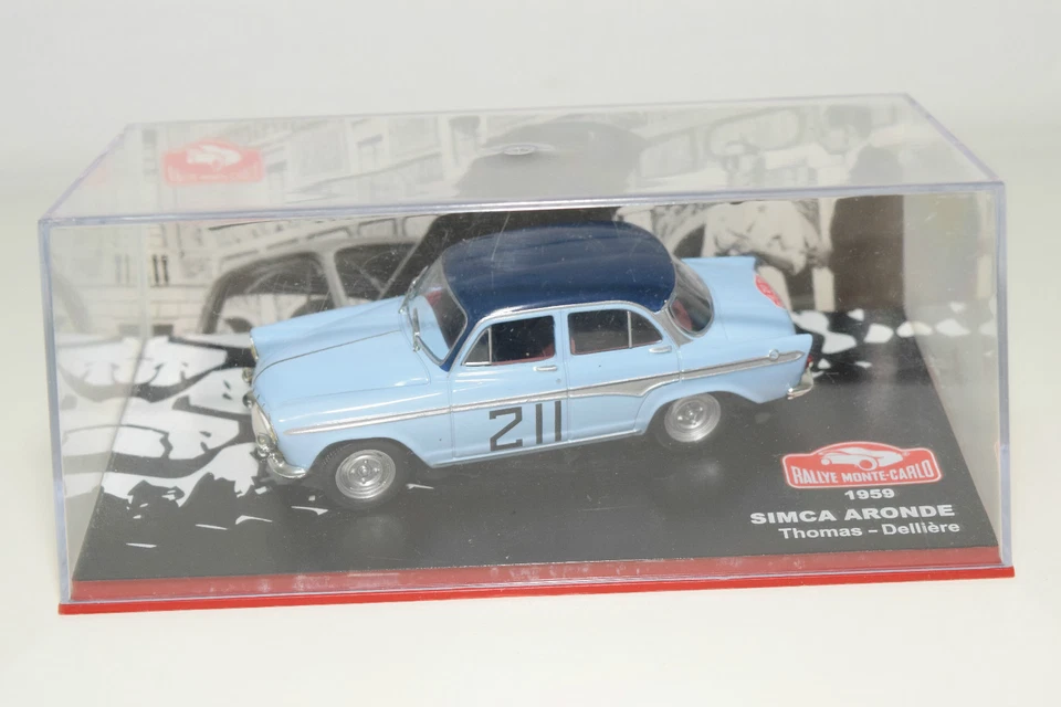 . ALTAYA SIMCA ARONDE 1959 RALLYE MONTE CARLO THOMAS DELLEERE MINT BOXED - Immagine 1 di 4