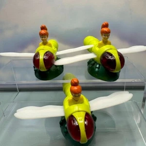 Vintage 1998 Burger King Bug Riders Boomer Dragonfly Figure (3) Pack - Picture 1 of 4