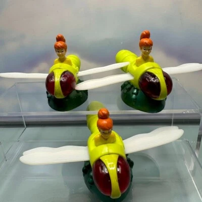 Vintage 1998 Burger King Bug Riders Boomer Dragonfly Figure (3) Pack - Image 1 of 4