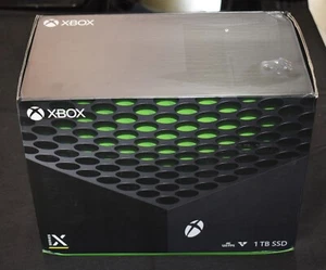 BRAND NEW Microsoft Xbox Series X 1TB SSD Home Video Gaming Console Black SEALED - Picture 1 of 12