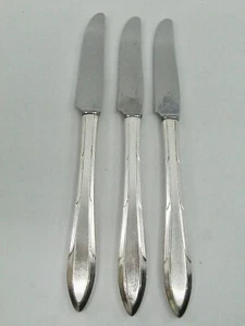 3 Stck. Oneida Träumerei Grill Messer Adel Teller Versilbert Silberbesteck 8,5 Zoll - Bild 1 von 4