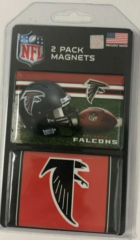 Wincraft NFL Football Atlanta Falcons  2.25" x 3.25" Die Cut 2 pack Magnet Cover
