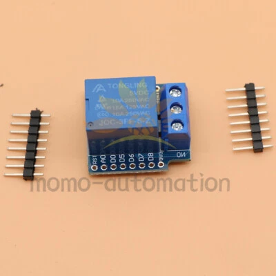 NEW WeMos D1 Mini DC 5V 1CH Relay For Arduino ESP8266 Development Board 1PCS /MO - Image 1 of 4