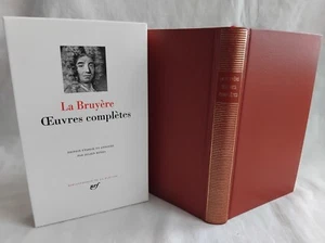 LA PLEIADE LA BRUYERE OEUVRES COMPLETES 1993 RELIURE - Picture 1 of 3