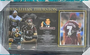 JOHNATHAN THURSTON FRAMED SIGNED PHOTO - Bild 1 von 2
