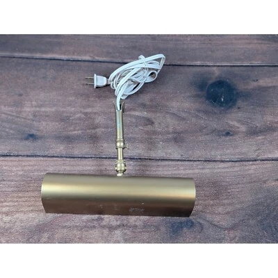 House of Troy Piano Lamp Vintage Brass Finish Adjustable Arm Desk Light - Image 1 of 4