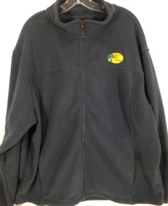 Bass Pro Shops-Mens Classic Zip-Up Fleece Jacket-2XL XXL-Blue-Casual-Warm - Picture 1 of 8