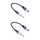 1/2/3 1/4 TRS Audio Male to 3-pin XLR Male Cable for High-Fidelity Musical Parts