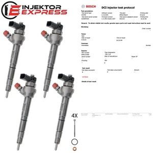 4x 0445110369 Einspritzdüse Injektor VW Audi Seat Skoda 2,0 TDI 03L130277J - Bild 1 von 10