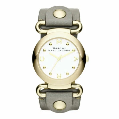 Marc Jacobs Women's MBM1303 Molly Round Grey Strap Watch - Image 1 of 2
