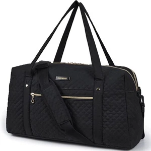 Travel Duffle Bag, BAGSMART 31L Quilted Weekender Overnight Bag for Women wit... - Picture 1 of 6