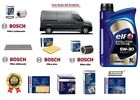 Kit Filtri tagliando Bosch + Olio per Renault Master II 2.8 dTI 84 Kw 114 Hp Cv