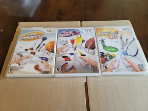 Game Party 1 2 and 3 (Nintendo Wii, 2009) Tested Working Authentic! - Picture 1 of 24