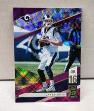JARED GOFF 2019 Donruss Elite PURPLE ~ #'d /99 ~ RAMS