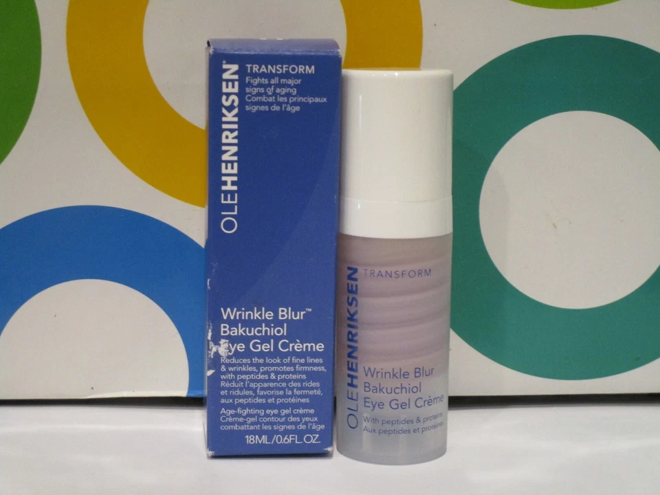 OLE HENRIKSEN ~ WRINKLE BLUR BAKUCHIOL EYE GEL CREME ~ 0.6 OZ — 第 1/1 张图片