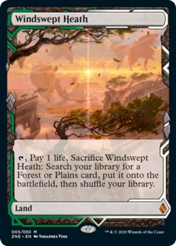 Magic The Gathering Windswept Heath, casi nuevo-como nuevo, expediciones en ascenso Zendikar inglés Foto 1 de 1