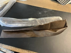 1976-77 Corvette C3 Carpet Vinyl Strips Dark Brown - Picture 1 of 3