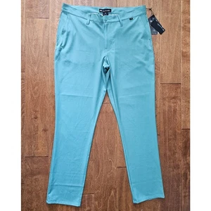 Travis Mathew Performance Balsam Green Gyoza Stretch Golf Pant Trousers 36 X 32 - Picture 1 of 8