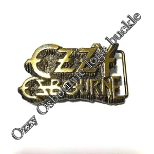 Ozzy Osbourne Logo Fibbia Cintura Metallo Pesante Accessorio Rock Giappone - Foto 1 di 2