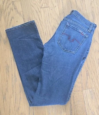 Blue Cult Classic Denim Blue Jeans  Straight Leg Distressed Women's Size: 30 - Image 1 of 4