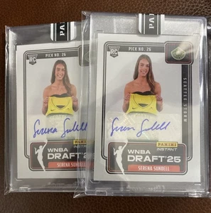 (1) 2025 Panini Instant WNBA Draft Serena Sundell Storm RC 1st Pro Auto XX/99 - Imagen 1 de 2