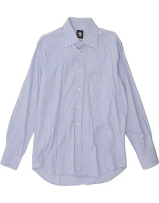 ROCCOBAROCCO Mens Shirt Size 16 Large Blue Cotton BX60 - Image 1 of 3