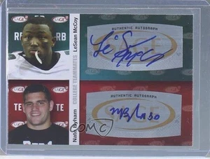 2010 SAGE Squared Dual Auto Nate Byham LeSean McCoy #A52 Rookie Auto RC - Picture 1 of 4