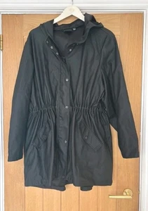 Vero Moda Raincoat Size 22. black Spring Peacoat Windbreaker. immaculate - Picture 1 of 2