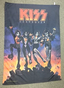 Kiss Destroyer Album Cover auf 29x41 Stoff Flagge Banner, Wandhänger 1996 - Bild 1 von 5
