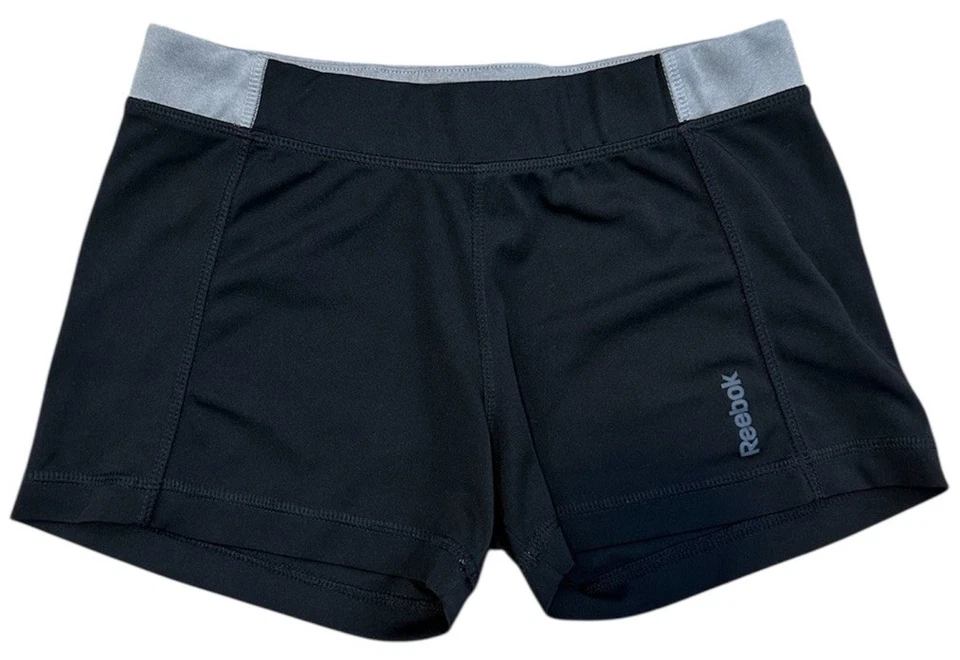 Reebok Playdry Womens Shorts Size Medium Athletic Gym Running Black - Image 1 of 4