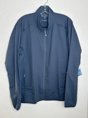 Chaqueta bloqueadora solar Coolibar Arcadian empaquetable para hombre azul medio UPF 50+ ligera Foto 1 de 4