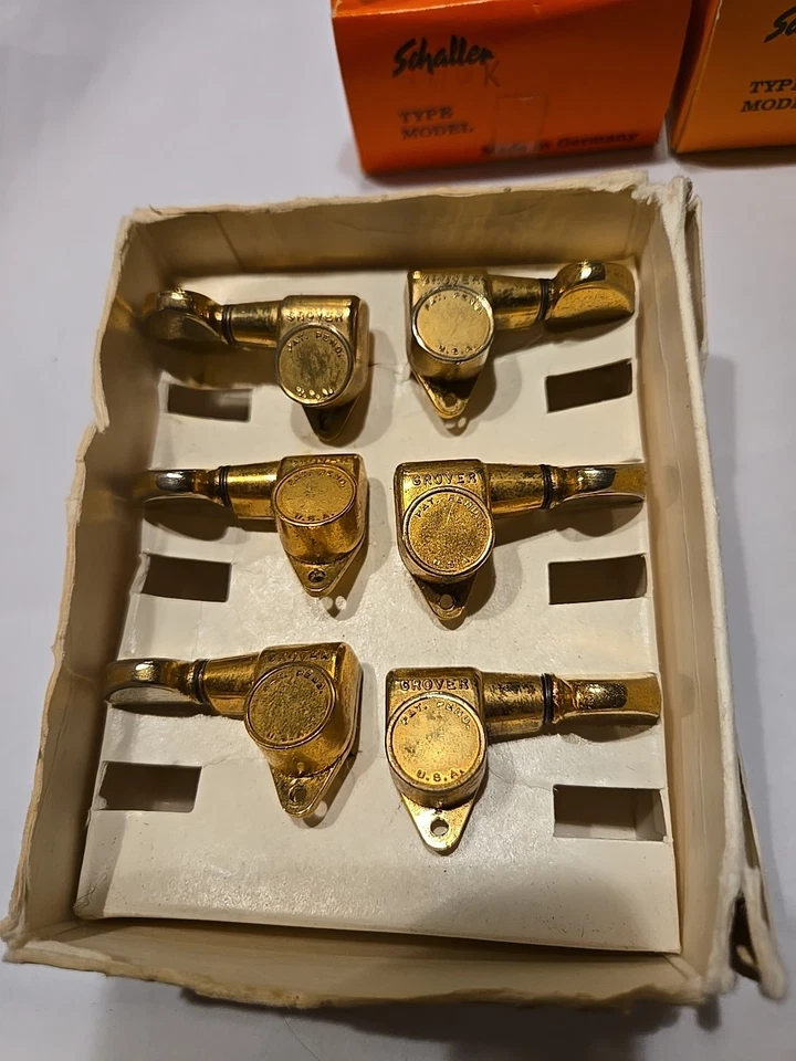 Patente Gibson Vintage Gold Grover Futura pendiente años 60 Foto 1 de 4