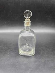 Antique Glyco-Thymoline Apothecary Bottle Embossed Mouth Wash Medical Glass - Picture 1 of 8