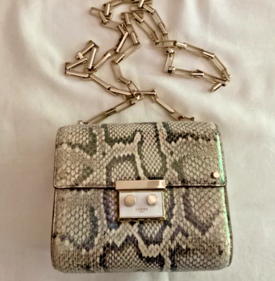 Luana Anais 压花皮革手提包 - 珍珠和米色 — 第 1/3 张图片