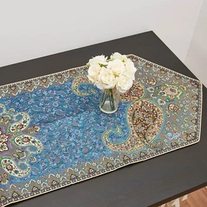 LPUK Termeh table runner Persian exquisite rug style tapestry Series 32 Sepand - Picture 1 of 3
