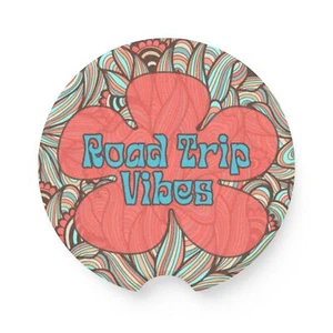 Speckstein Auto Untersetzer "Road Trip Vibes" - Bild 1 von 8