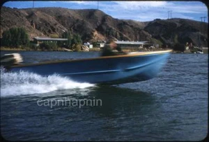 Blurry Pleasure Boat Speeds By Camera Colorado River Vintage 1950s Slide Photo - Picture 1 of 1