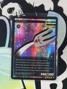 D-Spirits TCG Control The Soul Kickstarter 1st Edition Holo SPORKE 096/177 - Foto 1 di 6