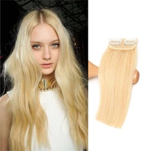 Extensiones de Cabello FEIPRO Clip Corto Lacto Real Remy Cabello Humano 10 pulgadas #613 L - Imagen 1 de 2
