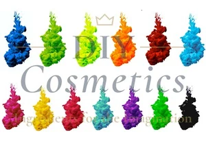 Liquid Colour Dyes - Water Based Cosmetic Colours for Soap, Bath Bombs - 10mL-1L - Picture 1 of 42