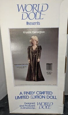 1985 WORLD DOLL DYNASTY KRYSTLE CARRINGTON 19” DOLL BRAND NEW IN BOX 71850 - Image 1 of 4
