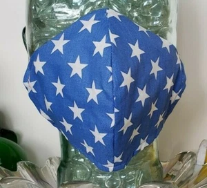 USA STARS FACE MASK Washable Reusable Filter Made in USA Adult Buy 3 for $15 - Picture 1 of 4