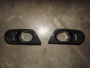 Entradas de aire de carbono adecuadas para BMW E46 M3, refrigeración de frenos, canal de aire de freno - Imagen 1 de 4