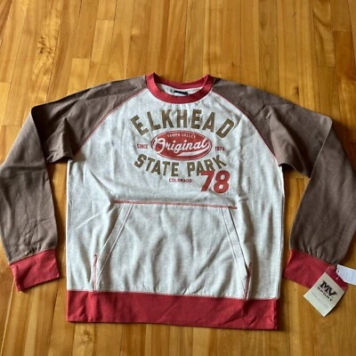 Sudadera Pullover Manga Larga Cuello Redondo Elkhead State Park Colorado Talla L Nueva con Etiquetas Foto 1 de 4