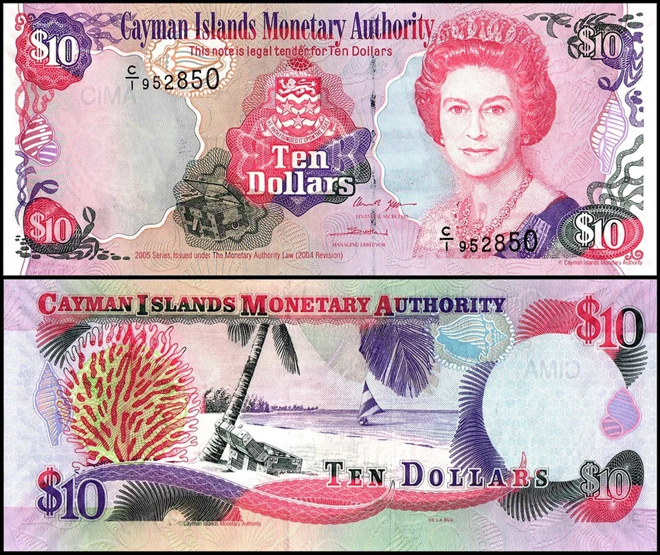 Cayman Islands 10 Dollars, 2005, P-35, UNC - Image 1 of 1