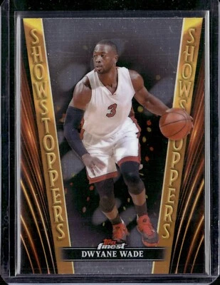 2023-24 Topps Finest #SS-11 Dwayne Wade Showstoppers Insert Miami Heat (53C) - Image 1 of 2