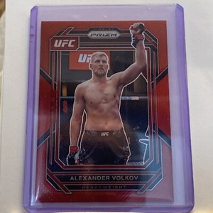 Alexander Volkov UFC 2023 Prizm Red Prizm Card 092/199 - Heavyweight