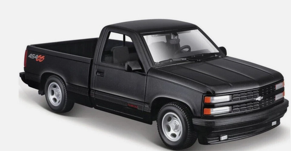 1/24 CHEVROLET 454 SS PICK UP (1993) NERO BLACK MAISTO 32901 - Immagine 1 di 1